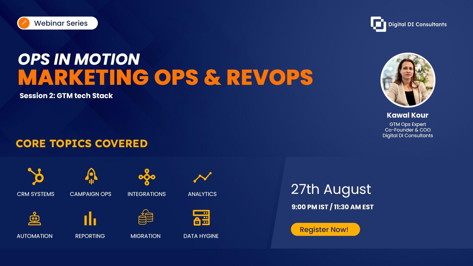 Ops In Motion Webinar