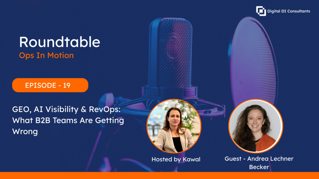 GEO, AI Visibility & RevOps: What B2B Teams Are Getting Wrong